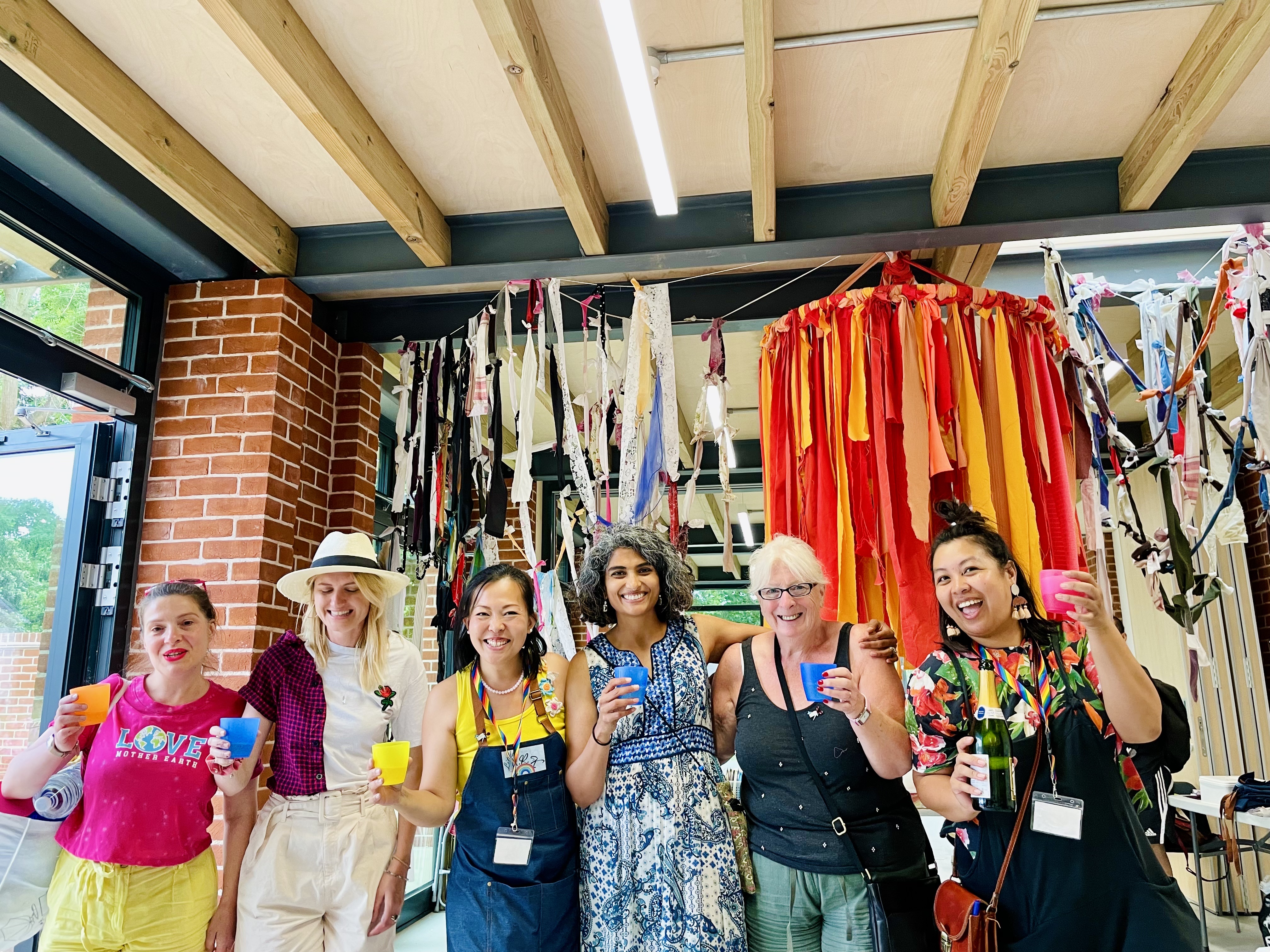 Stitched into something beautiful: the art installation that fabric scraps built